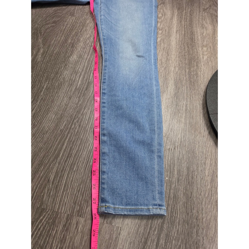 7 For All Mankind Ankle Gwenevere Jeans Size 28 Blue Skinny Ankle Denim - Picture 7 of 7